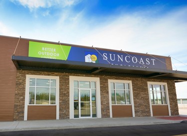 Suncoast Enclosures has expanded to a new location at the corner of South Service Road and Highway 1 West in Regina. The state-of-the-art facility was constructed by Devereaux Homes.