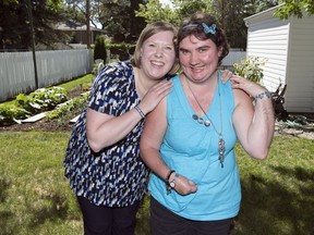 Lindsay Ast, left, and Bree Warsaba are future housemates in the upcoming input housing development for people with intellectual disabilities in Regina.