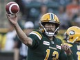Quarterback Mike Reilly, shown with the Edmonton Eskimos, is expected to be a widely coveted CFL free agent in February.