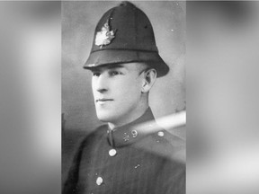 A photo of Regina police officer Const. George Lenhard, who was killed in 1933.