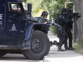 The Regina Police Service SWAT team.