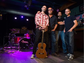 Jason Plumb & The Willing — Gord Smith (left), Jason Plumb, Cody Gamracy and Michael Thompson — are playing The Revival Music Room on July 19.