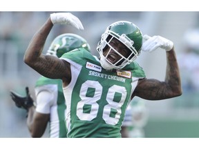 The Riders are looking for a replacement for slotback Caleb Holley, who suffered a knee injury in Sunday's 40-27 win over the Calgary Stampeders.