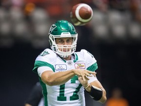 The Saskatchewan Roughriders have won three of the four games that Zach Collaros has started and finished this season.