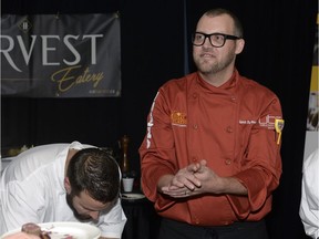 Garrett Thienes of Harvest Eatery and fresh market is pictured on Oct. 28, 2016, at the Regina Gold Medal Plates event.