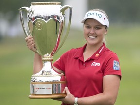 REGINA, SASK :  August 26, 2018  --   Canadian Brooke Henderson wins the CP Women's Open at the Wascana Country Club in Regina. TROY FLEECE / Regina Leader-Post