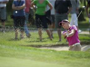 Brooke Henderson attracted plenty of attention during Tuesday's practice round for the CP Women's Open. The championship round is to begin Thursday at the Wascana Country Club.