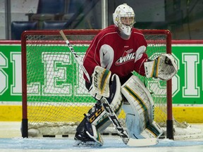 Goaltender Carter Woodside is one of the newest members of the Regina Pats.