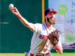 Regina Red Sox third baseman Phil Langlois, shown earlier this season, has found a home in the Queen City.