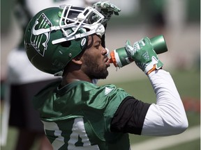 Rookie defensive back Nick Marshall has been hot when he's on the field for the Saskatchewan Roughriders.