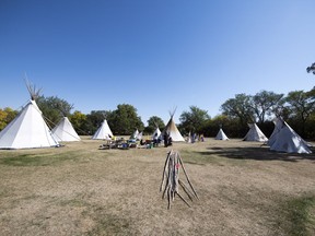 Justice for Our Stolen Children protest camp on Monday, on Friday last week a court order declared the camp unlawful, and that the protesters must vacate Wascana Park in Regina.
