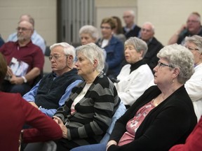 The Regina Chapter of the Canadian Association of Retired Persons (CARP) gathered to discuss flu and adult vaccinations at the Cathedral Neighbourhood Centre.