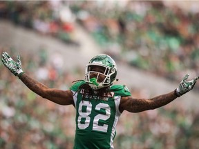 Saskatchewan Roughriders wide receiver Naaman Roosevelt won't play Sunday against the Montreal Alouettes. He is sitting out for precautionary reasons after being hurt in Saturday's 30-29 victory over the host Toronto Argonauts.