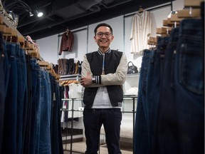 Jeremy Chai, owner of Loom & Magpie on Rochdale Boulevard.