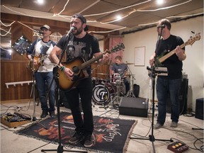 Tumbleweeds — (from left) Evan Chambers, Adam Ennis, Eric Mazden and Byron Chambers — are hosting their Hometown Hoedown on Oct. 6 at the Exchange.