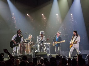 The Tragically Hip during their final concert in Kingston on Aug. 20, 2016.