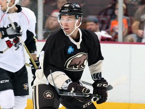 Hershey Bears defenceman Logan Pyett.