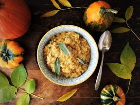 Pumpkin Risotto for Renee Kohlman column