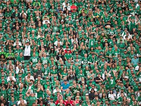 The Saskatchewan Roughriders are hoping for a lively capacity crowd when they play host to the Edmonton Eskimos on Monday.