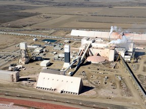Agrium Inc.'s Vanscoy potash mine southwest of Saskatoon is pictured in this undated handout photo.