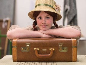 Elizabeth Booker plays Anne Shirley in Regina Little Theatre's Anne of Green Gables.