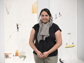 Toronto-based independent curator Lisa Myers created the exhibition Carry Forward, which opens Friday, Nov. 9, at the Dunlop Art Gallery (Central Branch) in Regina.