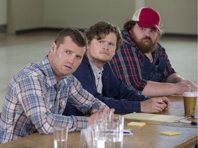 (From left) Jared Keeso, Nathan Dales, and K. Trevor Wilson are back for Letterkenny Live! The Encore at the Conexus Arts Centre on Tuesday, Dec. 11.