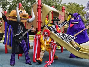 Heavy metal band Mac Sabbath is a parody of Black Sabbath with lyrics and image centred on fast food. The band performs in Regina on Saturday, Nov. 10, 2018, at the Riddell Centre Multipurpose Room.