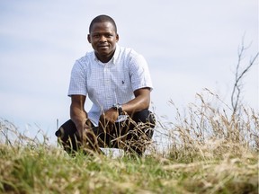 Oluwafemi Oluwole compared rural and urban children's asthma diagnoses. (photo by David Stobbe for University of Saskatchewan)