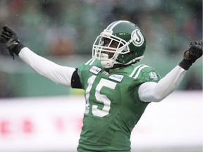 Safety Mike Edem resigned with the Saskatchewan Roughriders on Wednesday.