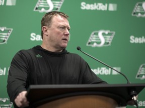 Riders head coach and general manager Chris Jones  dealt with numerous topics while addressing the media for the first time since Sunday's loss in the West Division semifinal.