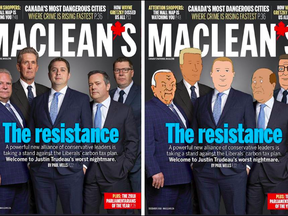The much parodied subjects of The Resistance cover of MacLean's have all taken hits to popularity since the magazine came out, writes Murray Mandryk.