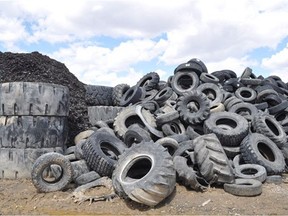 The provincial government says they are moving forward with a plan to address the long-standing issue of abandoned scrap tires in Assiniboia.