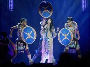 Cher performed at Credit Union Centre in Saskatoon on June 21, 2014.