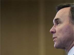 Minister of Finance Bill Morneau speaks with media following meetings with his provincial and territorial counterparts in Ottawa, Monday December 10, 2018.