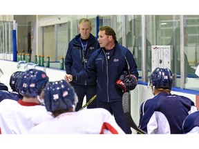 John Paddock, left, has been succeeded as the Regina Pats' head coach by Dave Struch, right.