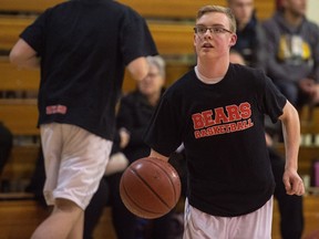 Andrew Hillsden is delighted to have finally made a Balfour Bears basketball team — as a Grade 12 student.