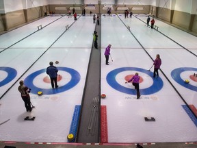 The Callie Curling Club was busy on the weekend, when the Regina Ladies Bonspiel took place.