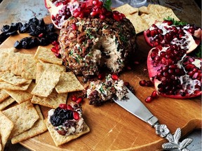 Cherry and chive cheese ball (Renee Kohlman)