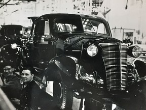 After being shut down for six years, the Regina GM plant was back in production in 1938. (Photo courtesy Provincial Archives of Saskatchewan, # RA 32583 [18].)