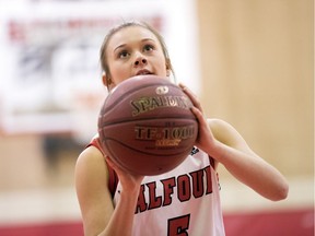 Paige Hamann, a point guard with the Balfour Bears senior girls basketball team, will be playing in this weekend's Fekula Senior Classic in addition to raising money to help people who deal with mental health issues.