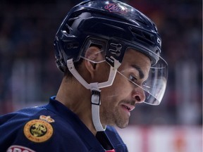 Veteran centre Jadon Joseph, shown last season with the Regina Pats, is back in the East Division with the rival Moose Jaw Warriors.