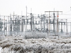 Although picturesque, the recent frost caused severe problems for SaskPower and its power lines around the province.