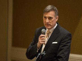 People's Party of Canada leader Maxime Bernier speaks to a Greater Saskatoon Chamber of Commerce lunch on Monday, Jan. 14, 2019.