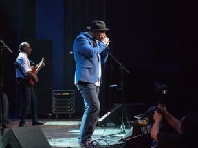 Greg Mildenberger (centre) is the frontman of Regina blues-rock band Call Me Mildy. The band is having an album release party on Friday at Revival Music Room.