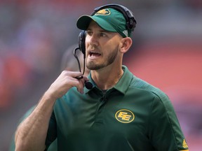 Head coach Jason Maas and the Eskimos missed the playoffs with a 9-9 record last season, while the 8-10 Tiger-Cats hosted a playoff game. That doesn’t sit well with him.  CP