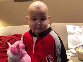 Paisley MacRury, a four-year-old from Abbotsford, B.C., is battling leukemia.
