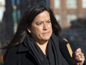 Liberal MP Jody Wilson-Raybould leaves the Parliament buildings following Question Period in Ottawa, Tuesday, February 19, 2019. The House of Commons justice committee will begin hearings today into the allegation that the Prime Minister's Office improperly pressured former attorney general Jody Wilson-Raybould to help Montreal engineering giant SNC-Lavalin avoid criminal prosecution.