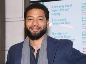 Jussie Smollett attends the Opening night of Choir Boy at the Samuel J. Friedman Theatre on Jan. 9, 2019.