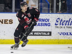 The Moose Jaw Warriors' Josh Brook is the defenceman of the year in the WHL's Eastern Conference.